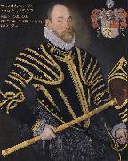 Hieronimo Custodis Field Marshal Sir William Pelham, Lord Justice of Ireland oil painting